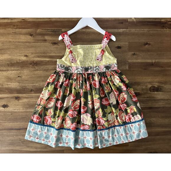 Matilda Jane Vintage Serendipity Floral Perfect Day Knot Sleeveless Dress 6 - Picture 2 of 10